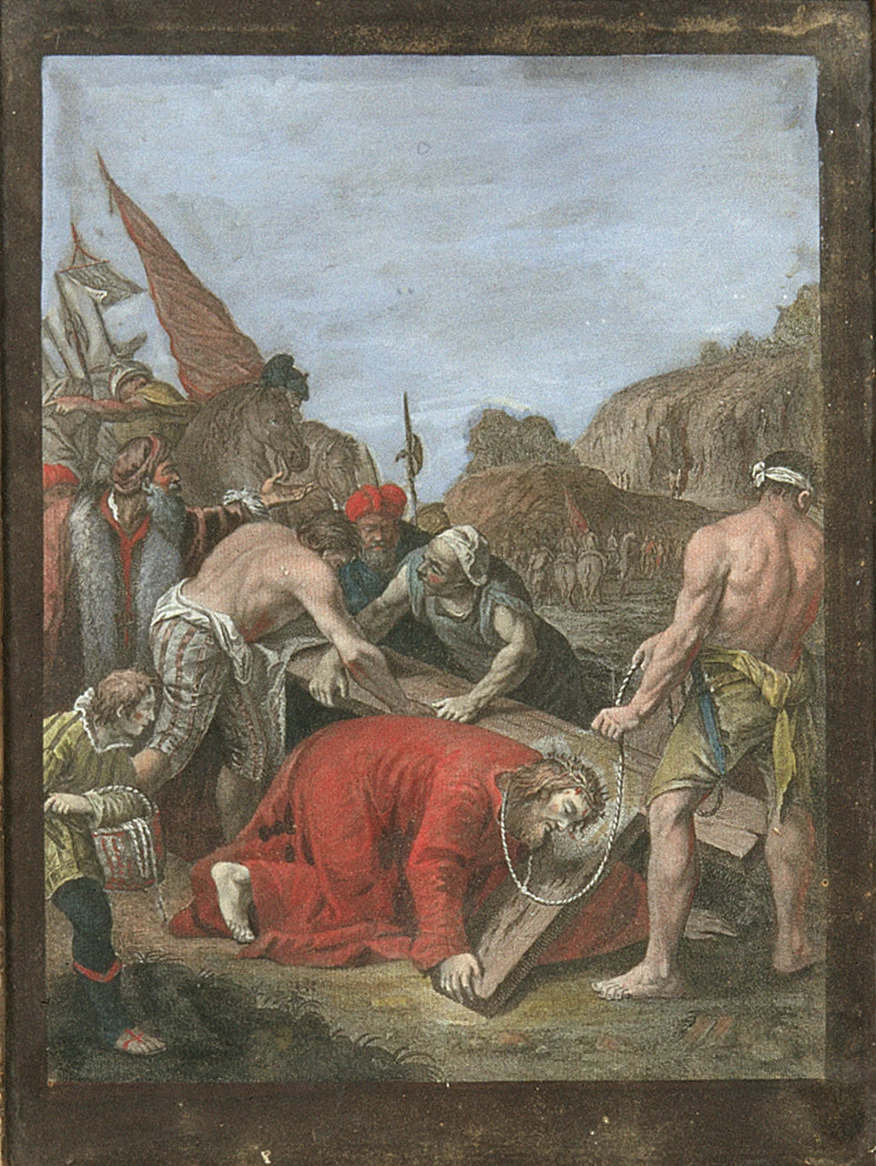 Via Crucis, Gesù Cristo cade la terza volta - Ostellato, Ferrara